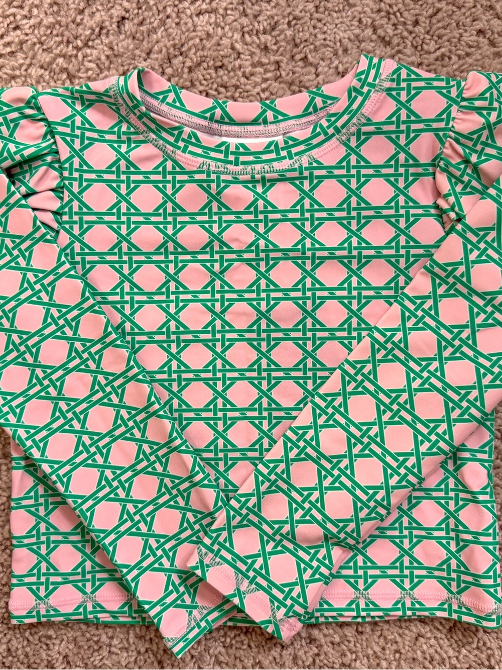 NWT Ruffle Butts Two Piece Rashguard - Picture 2 of 8